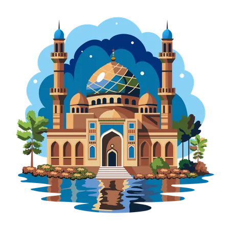 Prayer Mosque  Illustration