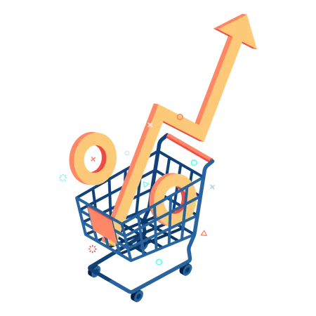 Los precios de los comestibles suben  Ilustración