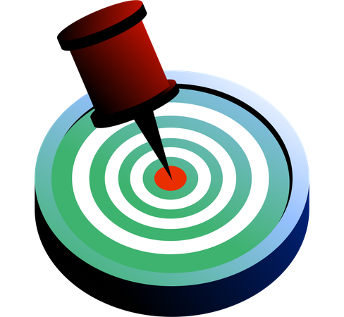 Precision Target  Illustration