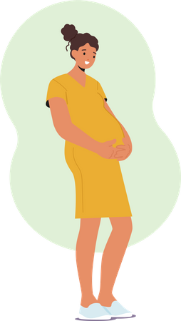 Pregnancy And Maternity Illustration