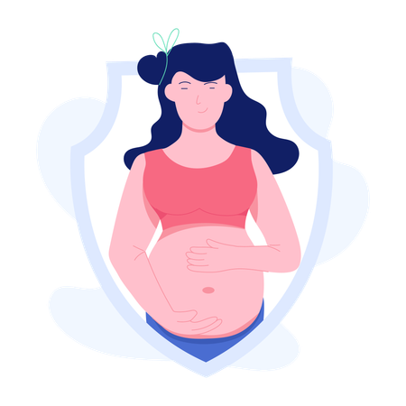 Pregnancy Insurance  Illustration