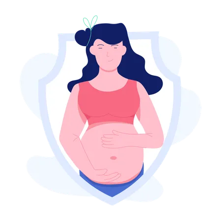 Pregnancy Insurance  Illustration