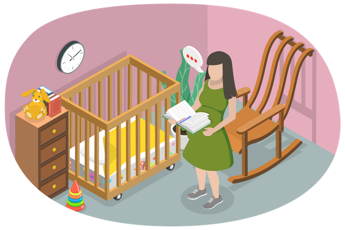 Pregnancy Self Education  Illustration