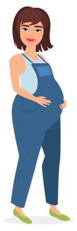 Pregnant Mother  Illustration