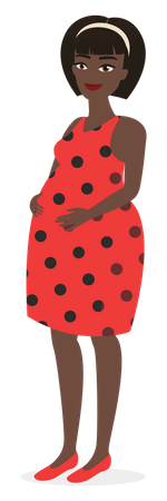 Pregnant Woman  Illustration