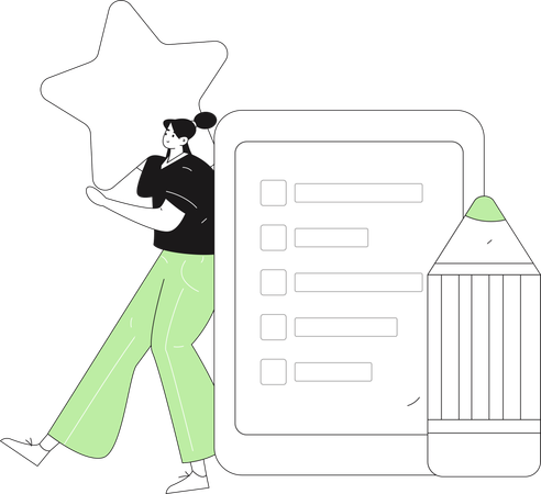 Preguntas sobre comentarios de los clientes  Illustration