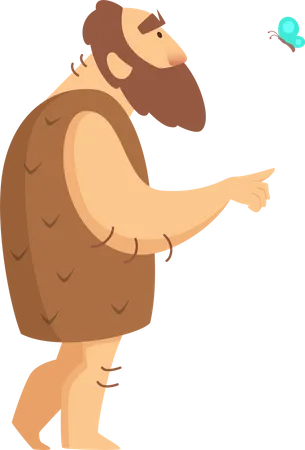 Prehistoric Man Illustration
