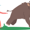 illustration prehistoric animal