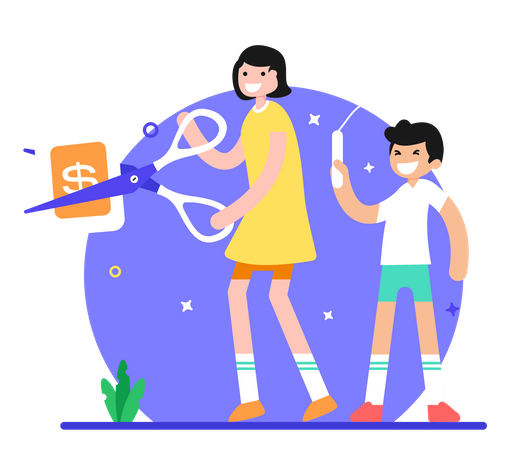 Preissenkung  Illustration
