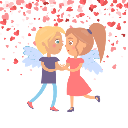 Premier rendez-vous copule adolescente  Illustration