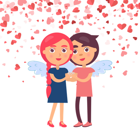 Premier rendez-vous copule adolescente  Illustration