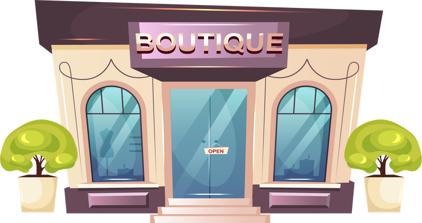 Premium boutique  Illustration