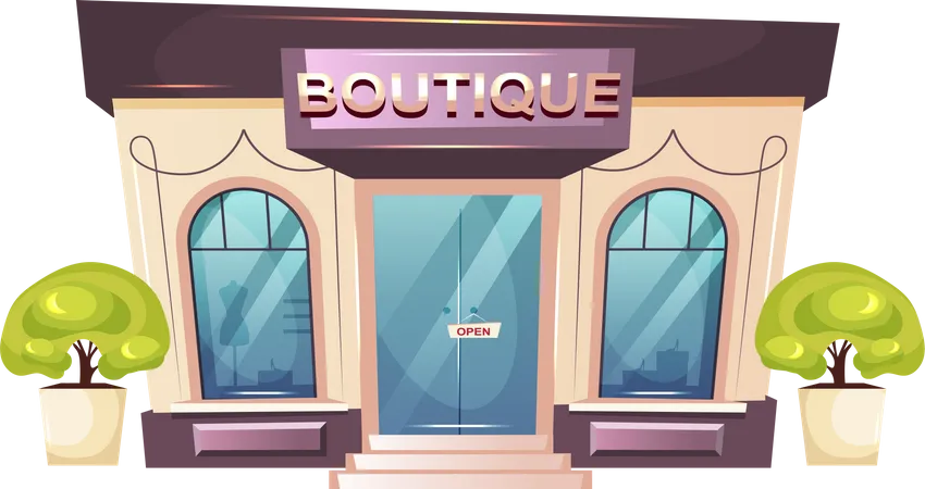 Premium boutique  Illustration