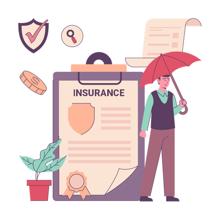 Premium Insurance  Illustration