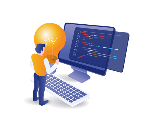 Presentar ideas para lenguajes de programación.  Ilustración