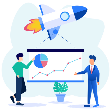 Présentation de démarrage d'entreprise  Illustration