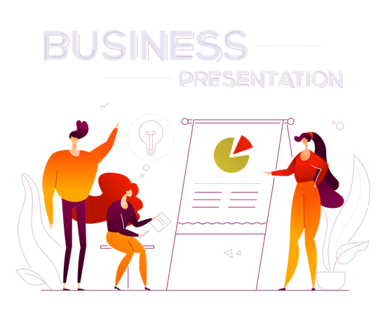 Présentation d'entreprise  Illustration