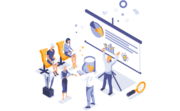Présentation d'entreprise  Illustration