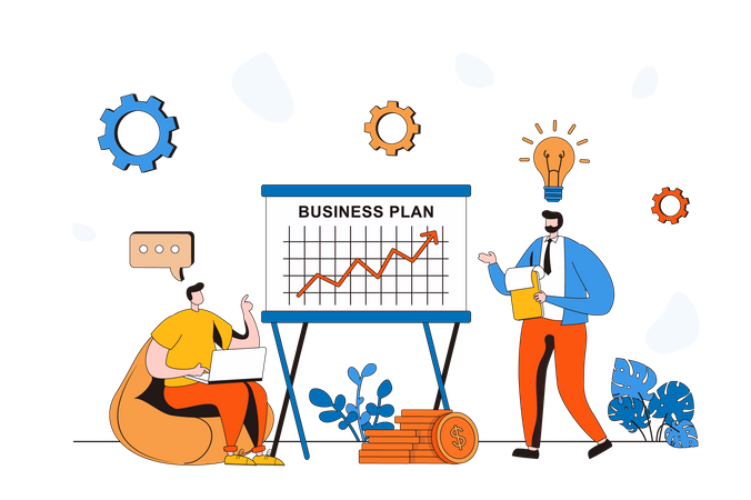 Présentation d'entreprise  Illustration