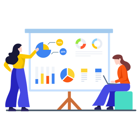 Présentation et formation sur l'analyse des ventes  Illustration