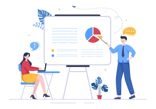 Presentation Marketing Planning  Illustration