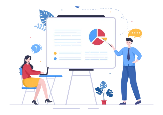 Presentation Marketing Planning  Illustration