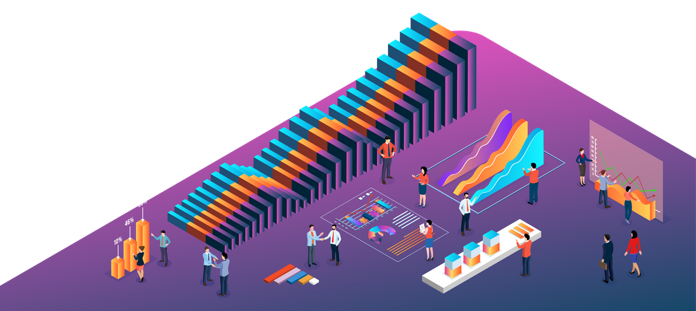 Présentation des statistiques d'entreprises  Illustration