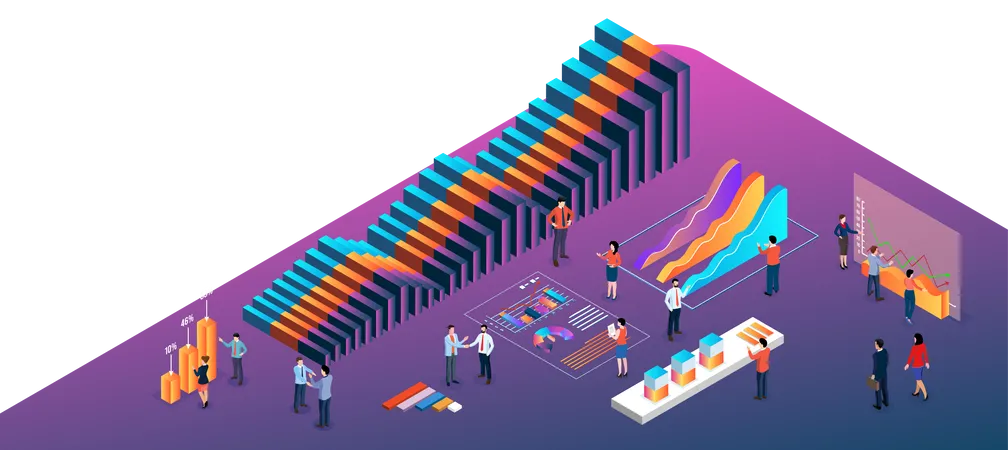 Présentation des statistiques d'entreprises  Illustration