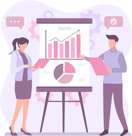 Presenting Business analysis  Illustration