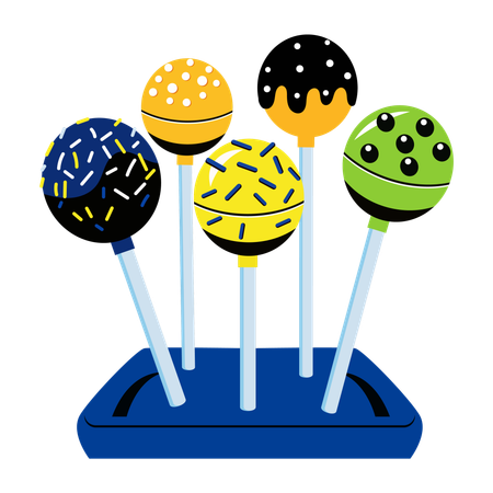 Présentoir à cake pops  Illustration