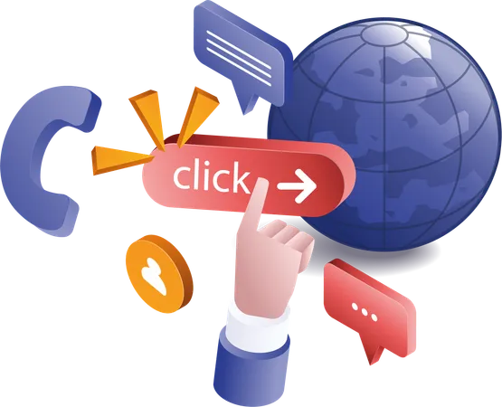 Press click to search world information  Illustration