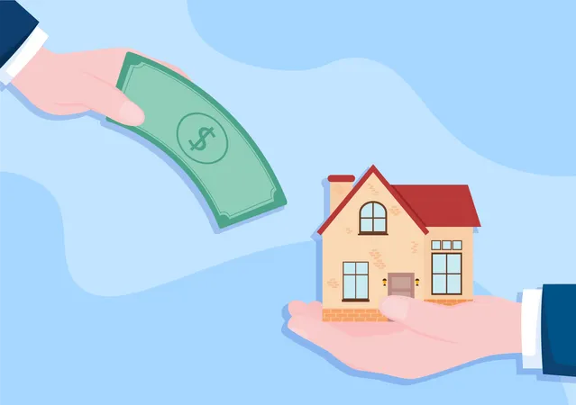 Préstamo hipotecario para vivienda  Ilustración