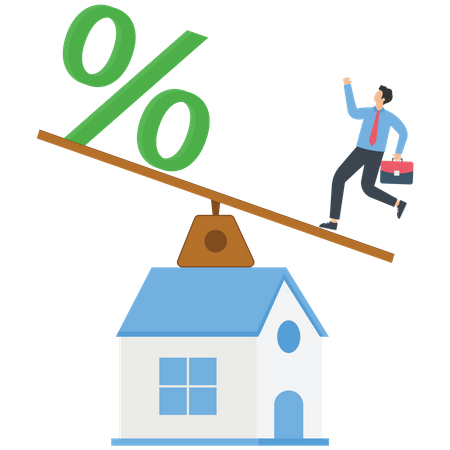 Taux d’intérêt du prêt immobilier  Illustration