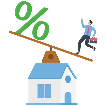 Taux d’intérêt du prêt immobilier  Illustration