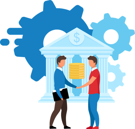 Prêt bancaire  Illustration