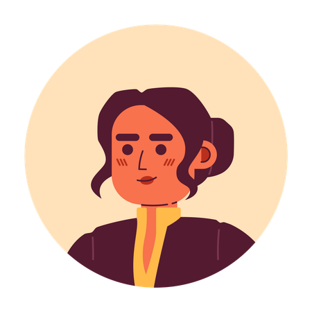 Pretty indian woman  Illustration