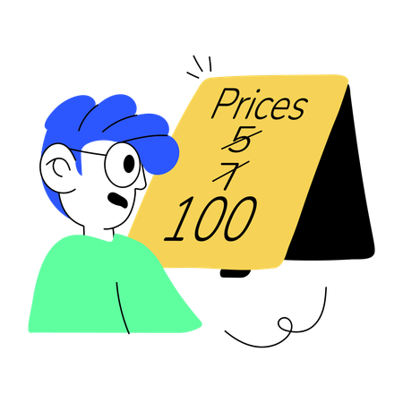 Price hike  Illustration