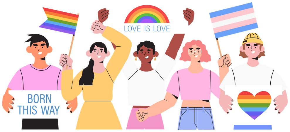 Pride month  Illustration