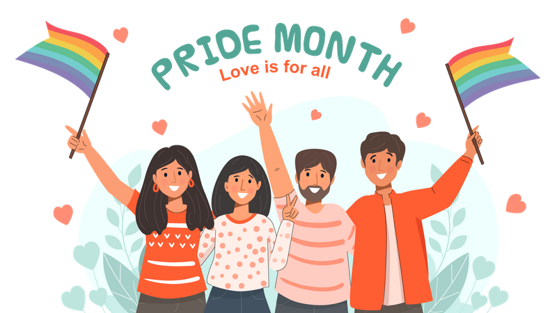 Pride Month  Illustration