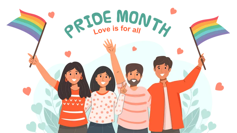 Pride Month  Illustration