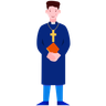 priest illustration svg