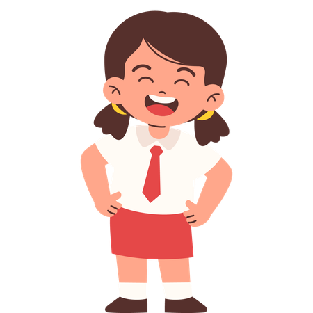 Primary Elementary Student  Illustration