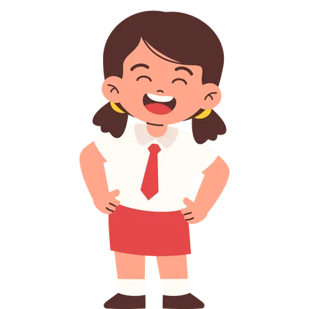 Primary Elementary Student  Illustration