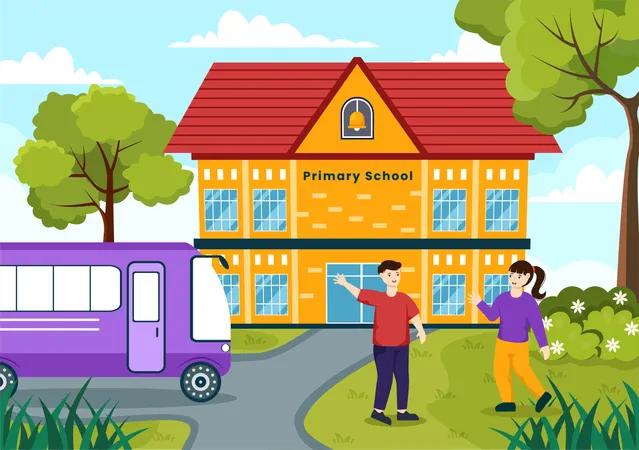 Primary School  Illustration