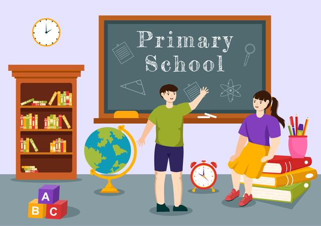 Primary School  Illustration