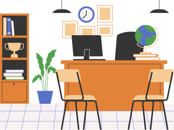 Principal's office  Illustration