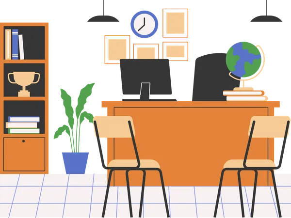 Principal's office  Illustration