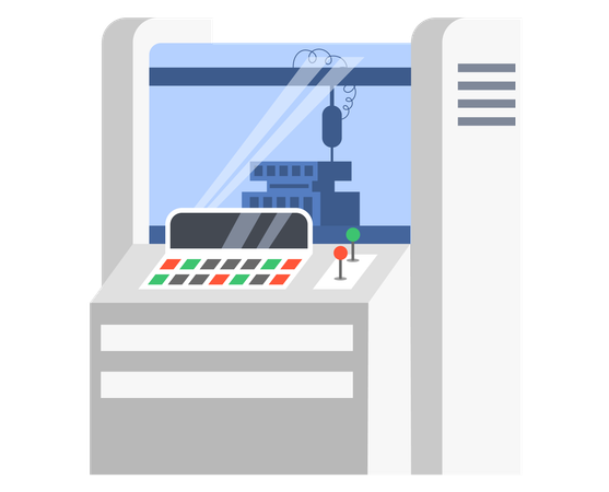 Printing equipment  Illustration