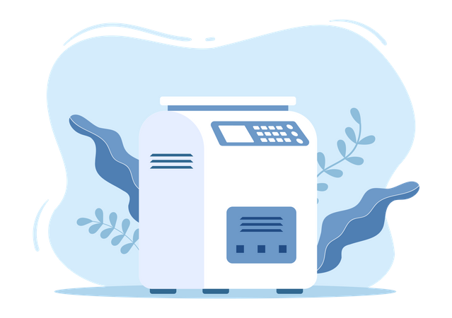 Printing machine  Illustration