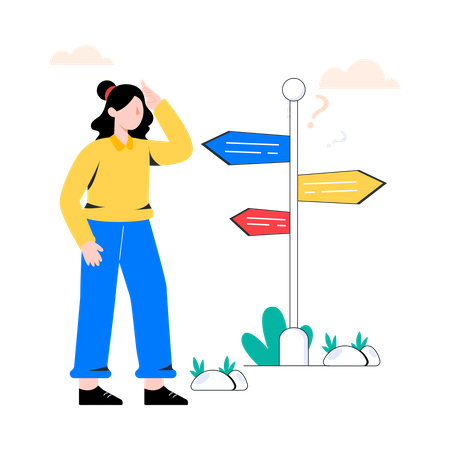 Prise de décision commerciale  Illustration